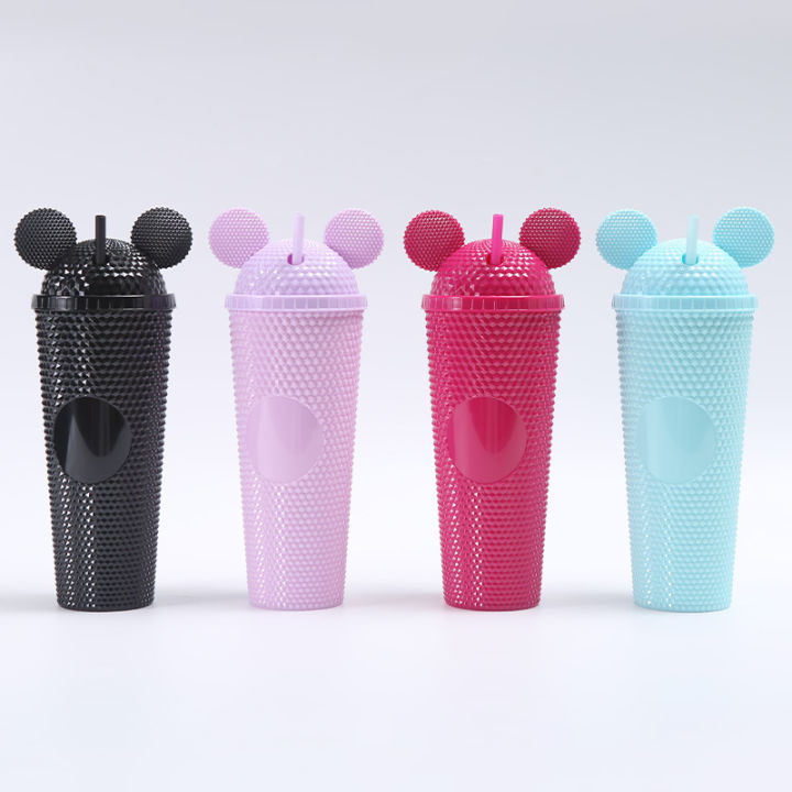 New%20cross-border%20cartoon%20Mickey%20durian%20cup%20large%20capacity%20plastic%20straw%20cup%20net%20red%20double%20layer%20diamond%20milk%20tea%20cup%20wholesale%20-%20Image%204