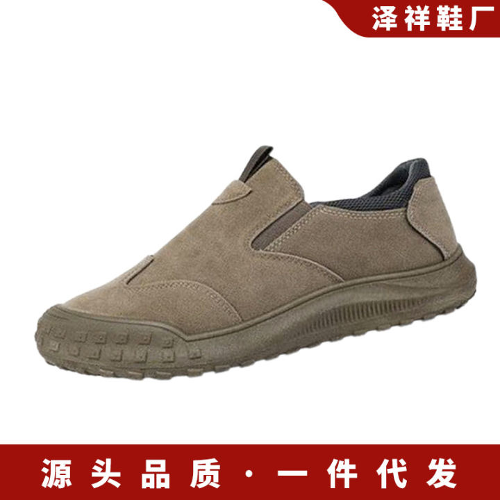 Labor Protection Men's Shoes Autumn Construction Site Work Working Wear Men's Sports Outdoor Casual Mountaineering Fashion Shoes Men's Shoes Fashion Shoes