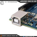 Arduino UNO R3 (DIP) Development board With USB cable, for robotics & automation project..