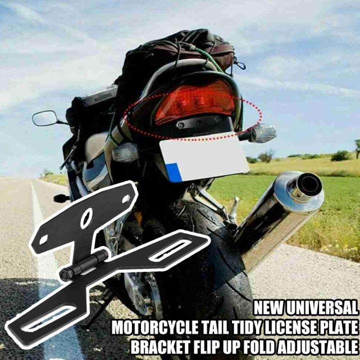 Motorbike%20ATV%20Adjustable%20Folding%20License%20Plate%20Bracket%20Tail%20Fender%20Eliminator%20License%20Number%20Plate%20Bracket%20Mount%20Tidy%20Tail%20-%20Image%205