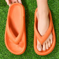 YRZL Thick Sole Slippers Men EVA Flip Flops Summer Shoes 2024 Couple Slippers Big Size 47 Outdoor Beach Sandals for Men. 