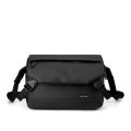 Wepower Simple Men's Crossbody Bag Outdoor Functional Shoulder Bag Large Capacity Trendy Messenger Bag PU Waterproof Sling Bag. 
