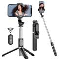 XT-02 S03/R1 Bluetooth Wireless Remote Selfie Stick Holder Extendable Foldable Handheld Monopod Selfie Stick with Tripod Stand. 
