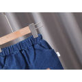 GC Boys Cotton Jeans Children Middle Waist Fashion Casual Cartoon Anime Trousers For 1-6 Years Old Kids. 
