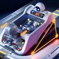 GC Kids Electric Pinball Machine Rechargeable Interstellar Pinball Game Machine With Moving Target Music For Boys Girls. 