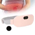 Women Relieve Period Cramps Heat Belt Curved Heating Massage Pad.