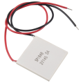 【Limited Stock Available】 FORIDE Thermoelectric Peltier Module, High Temperature Thermoelectric Power Generator Peltier TEG 150Celsius,White 40X40mm. 