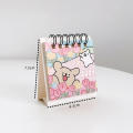 Cute Calendar Minimalist Calendar Student Desk Calendar Small Desk Calendar Line Dog Mini Calendar Coil Calendar.