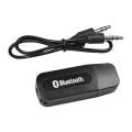 USB Bluetooth Music Receiver Adapter - Black. 