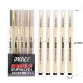 BAOKE 5pcs/set Micron Needle Drafing Pen Sketching drawing Pen Art Markers for Sketch design sketch Lettering School Album Writing. 