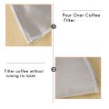 Reusable Pour over Coffee Filter Stainless Steel Fine Mesh Coffee Filter Drip Cone Paperless Universal Coffee Filter. 