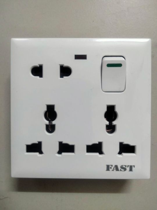 8%20Pin%20Multi%20Gang%20Socket%20Double%203%20Pin-%201Piece%202%20Pin%20Multi%20Function%20Universal%20Wall%20Socket%20-%20Image%202