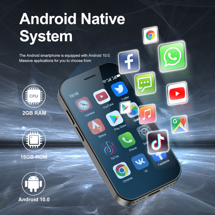 SERVO%20KING%209000%203.0%20HD%20Display%20Small%20Smartphone%20Android%2010.0%20Network%204G%20LTE%202GB+16GB%202000mAh%20Face%20Recognition%20Mini%20Mobile%20Phone%20-%20Image%203