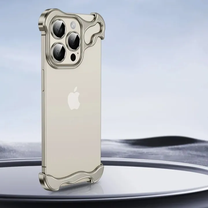 Oatsbasf%20Nude%20Sense%20Phone%20Case%20Invisible%20Protective%20Shell%20for%20iPhone%20Aluminum%20Alloy%20Phone%20Cover%20Heat%20Dissipation%20Easy%20to%20Charge%20-%20Image%207