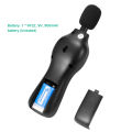 JD-801 Digital Noise Detector Mini Lightweight High Accuracy Decibel Monitoring Device Sound Level Meter with Backlight ON/OFF Function.