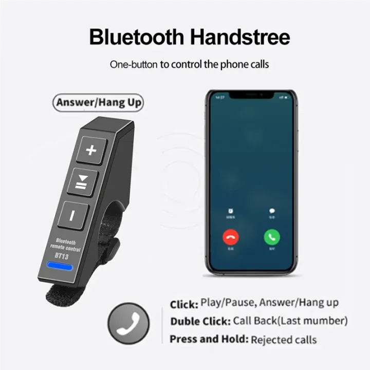 Motorcycle%20Bike%20Handlebar%20Remote%20Controller%20Wireless%20Bluetooth%205.0%20Remote%20Controller%20Waterproof%20Handlebar%20Media%20Controller%20-%20Image%205