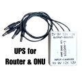 Mini UPS for wifi Router Onu. Output 12V 12V 9V 5V. 