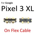 Inner FPC Connector Battery Holder Clip Contact For Google Pixel 3 4 XL 3XL 4XL 4a 5 5a 6 7 Pro On Motherboard Logic Main Board Flex Cable Parts. 