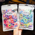 50Pcs Baby Girl Elastic Hair Bands Multicolor Kids Ponytail Holder Rubber Bands Children Hair Ring Baby Girl Hair Accessories. 