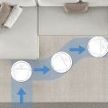 Robot Vacuum Cleaner Quiet 1800Pa Strong Suction Deep Cleaning Robotic Vacuum Cleaner Sweeping & Mopping-white. 