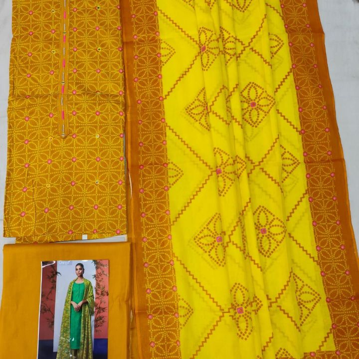 Ganga bd boutique Cotton three pieces Collection