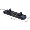 4-in-1 Push-Up Board System Fitness Workout Chest Muscle Training Exercise Stand Pur. 