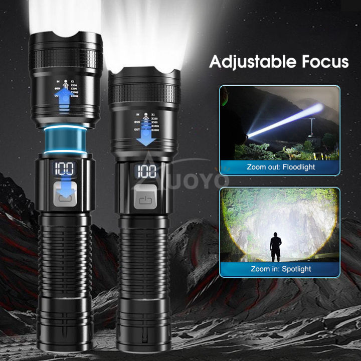 Auoyo%20Outdoor%20Flashlight%20Strong%20Light%20Multi-function%20Flashlight%20LED%20Power%20Display%20Charging%20Waterproof%20Outdoor%20Flashlight%20Camping%20Outdoor%20Hunting%20Lamp%20Outdoor%20Waterproof%20Torchlight%20-%20Image%204