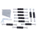Wall Outlet Repair Tool, Junction Box Repair Set Standard Size Strut Bolt and Wrench Clear Threads for Electrical Box Installation.