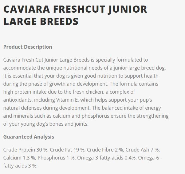 Klybeck%20Caviara%20FreshCut%20Junior%20Dog%20Large%20Breed%20Dry%20Food%20With%20Poultry%20Chicken%20Flavor%202.5%20kg%20-%20Image%204