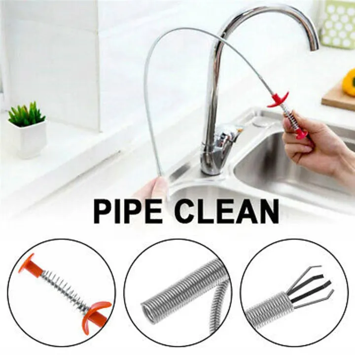 5%20Feet%20(60inches)%20Blendable%20Pipe%20Cleaner%20Hook%20Sewer%20Stick/%20Drain%20Cleaner%20Spring%20Pipe%20Dredging%20Tools%201%20Pcs/Bacin%20cleaner%20-%20Image%205