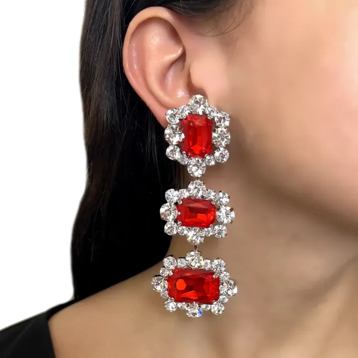 Jewelry%20set%20with%20high-end%20red%20fashion%20bride's%20wedding%20rhinestone%20necklace%20pendant%20earrings%20runway%20accessories%20-%20Image%205
