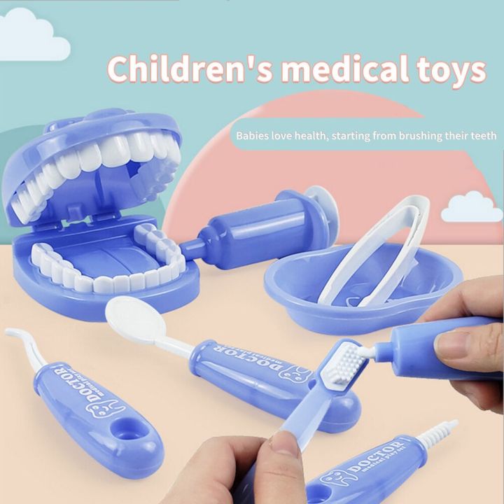 9pcs/set%20Childhood%20Education%20Children%20Role%20Playing%20Early%20Learning%20Simulation%20Hospital%20Pretend%20Play%20Dentist%20Check%20Teeth%20Doctor%20Toys%20-%20Image%203