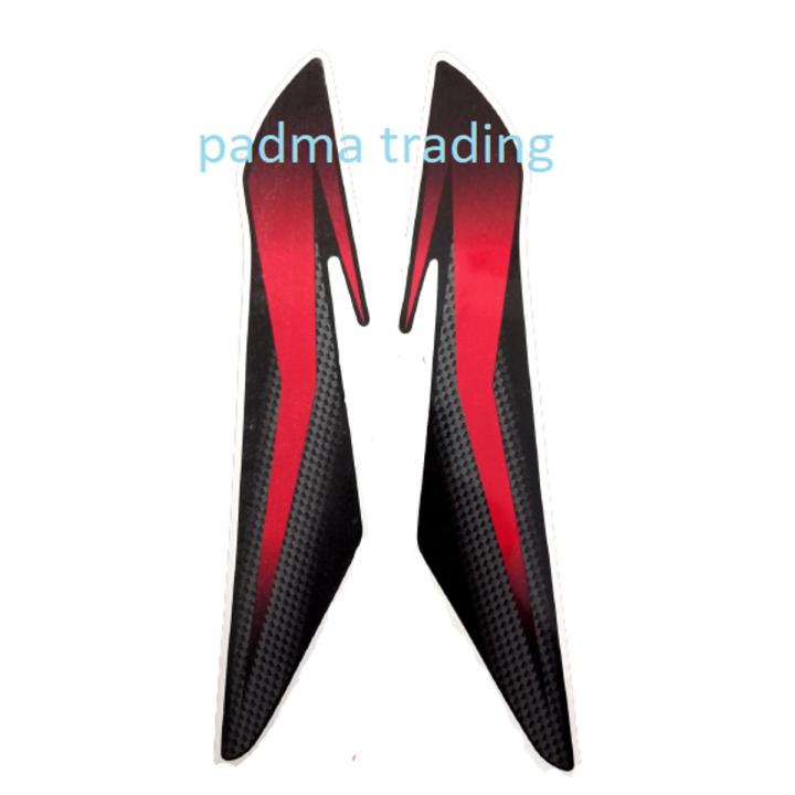 Headlight Fairing sticker for bajaj Pulsar 150 Motorcycle- Red