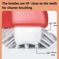 MVIA Cute 2-12 Years Old Baby Kids Soft Silicone Head Waterproof Ultra Sonic Electric U-shape Toothbrush Oral Care Teeth Cleaner Children Silicone Toothbrush.