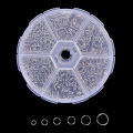 1Box Open Connector Jump Rings Loops Split Rings Jewelry Making DIY Crafts DIY Nicle. 