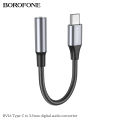 BOROFONE BV16 Type-C to 3.5mm Digital Audio Converter Type C to 3.5mm Audio Cable Converter. 