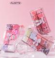 FLORTTE My Baby Bow 10-color jell ylip gloss palette lipstick lip glaze.