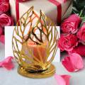 Leaf Candle Holder Valentines Day Decor for Dining Table.