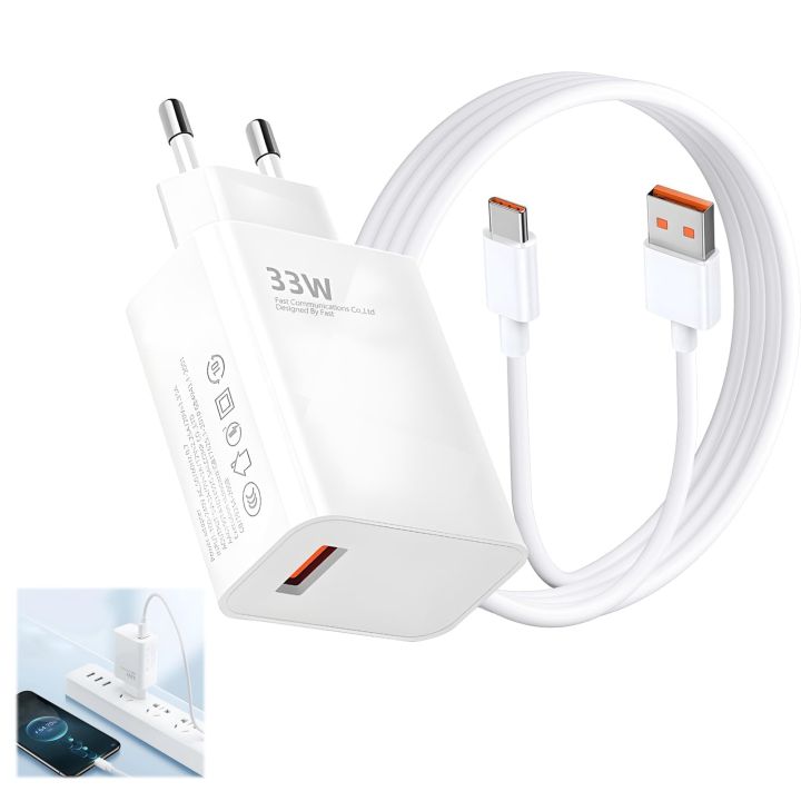 Charger 33W (Max) EU Plug Turbo Charger MDY-11-EZ For Xiaomi Mi
