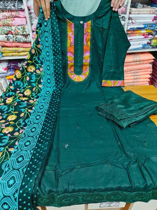 Pure%20AC%20Cotton%20Stitched%20Computer%20Embroidery,%20%20Sequence%20and%20%20Screen%20Print%20Exclusive%20Designed%20Stylist%20and%20Fashionable%20%7B%203%20Piece%20%7D%20For%20Woman.%20-%203%20Pice%20Dress%20-%20Image%202