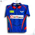 Lucknow Super Giants Short Sleeve Collar Polo IPL Jersey For Men - LSG IPL Jersey - Lucknow Jersey 2024-2025.