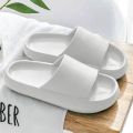 Women Slippers Thick Sole Summer Men Beach Slides Bathroom Anti-Slip Slipper Soft Sandals Fashion Flip-Flops Ultra-Light Shoes. 