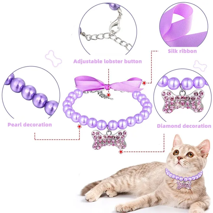 Pet%20Pearl%20Necklace%20with%20Bone%20Rhinestone%20Dog%20Necklace%20Collar%20Adjustable%20Cat%20Artificial%20Pearl%20Neck%20Strap%20for%20Small%20Cat%20Dog%20-%20Image%206