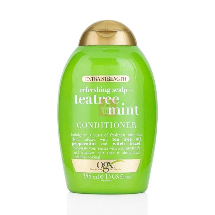 International%20European%20product%20Hair%20care%20Ogx%20Teatree%20Mint%20Conditioner%20used%20for%20male/%20female%20-%20385%20ml%20-%20Image%202