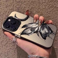 Phone Case For Xiaomi 13T 11 Lite 5G NE 12T POCO X6 X3GT X3 Pro NFC F4 X5 C50 C51 Back Cover Butterfly Matte IMD Acrylic Hard Cartoon Cute Graffiti Creative art oil painting Matte Soft Silicone Edge Luxury Fashion Shockproof Casing. 
