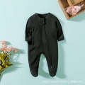 Baby with double zipper head cotton home baby clothing children's jumpsuit pamas summer.