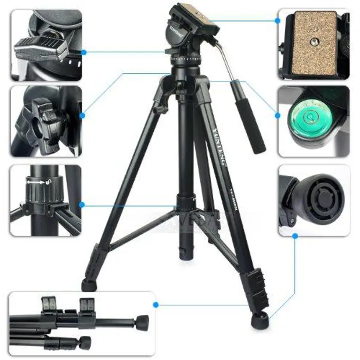 Yunteng%20880%20Travel%20Tripod%20VCT-880%20Micro%20Film%20SLR%20Camera%20Equipment,%20Travel%20Tripod%20Mobile%20for%20Camera%20Phone%20Material:%20ABS%20High%20quality%20aluminum%20and%20plastic%20combined%20-%20Image%204