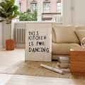 Aesthetic Kitchen Cute Cooking Wall Art Picture Minimalist Heart Black Quote Poster Print Nordic Canvas Painting Room Home Decor. 