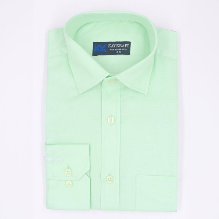 Kay Kraft Mint Green Cotton Regular Fit Formal Shirt Men'S Formal Shirt For  Men | Daraz.com.bd