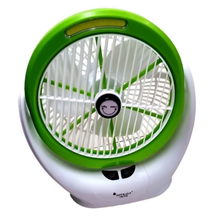 JOYKALY%20YG-718%20Rechargeable%202400mAh%20Lithium%20Battery%20Strong%20Wind%20Portable%20Fan%20With%20LED%20Lamp%20-%20Image%206